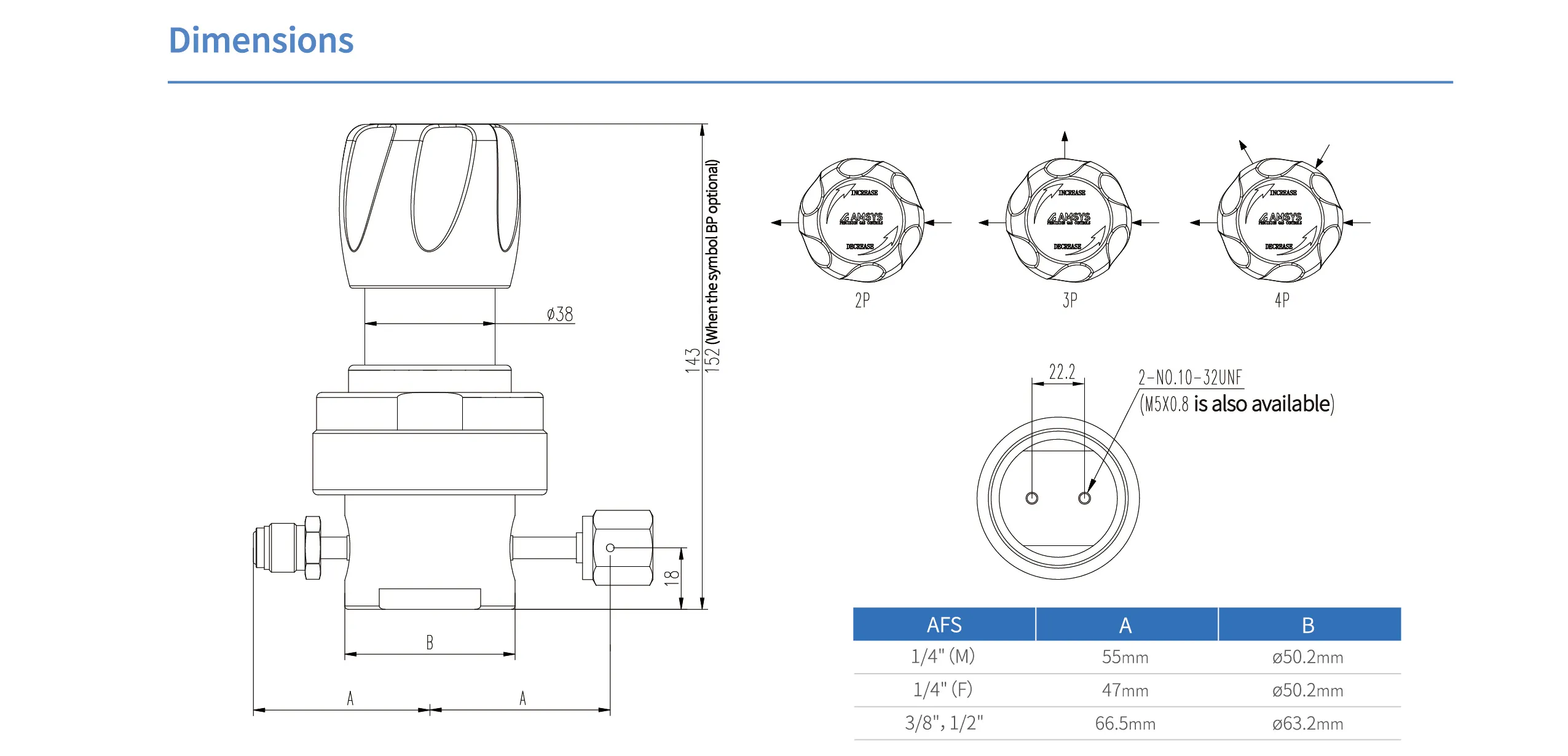 Регулятор AMFLO UHP AU24 Материал: Код ZS (Body,Gland-SUS316L;Poppet, Nozzle,Diaphragm-Hastelloy®C-22; Seat: PCTFE) ; Поверхность 0.25 um; 3х портовый, вх. давл. 159 бар, CV-0.45