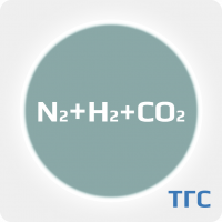 Техническая газовая смесь : Азот (N2) 90%+ Водород (H2) 5%+ Двуокись углерода (CO2) 5 % в баллоне 40 л. P=100 атм.