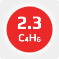 1.3 Бутадиен  (C4H6) 2.3 (99,3%) в баллоне 112л. (61 кг)  (с баллоном)